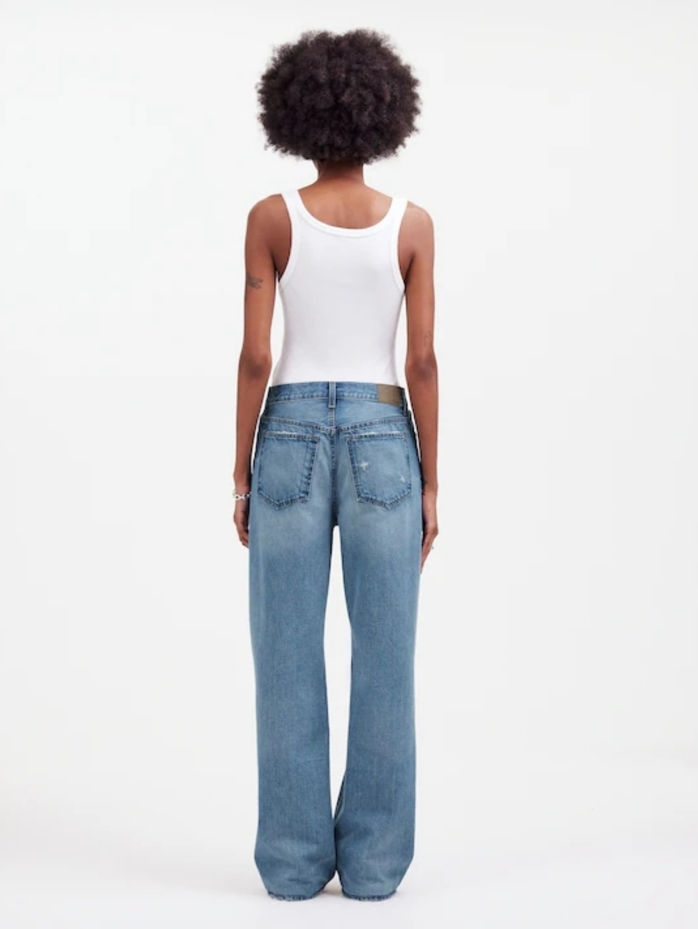 Madewell Low Slung Baggy Denim Jeans 27 Tall - Picture 4 of 16